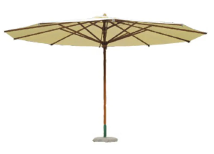 Sonnenschirm SCOLARO �Palladio Telescopic �500 natur� Stockschirm, Holzschirm